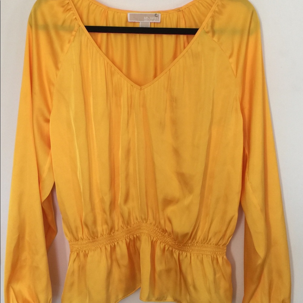 Michael Kors Yellow Blouse
